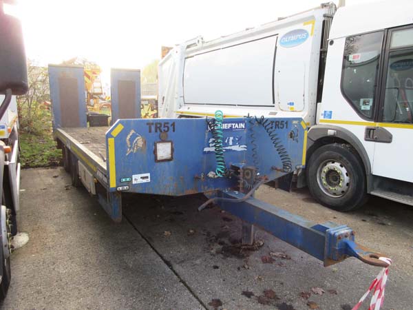REF 34 - 2012 Chieftain Drawbar low loader for sale